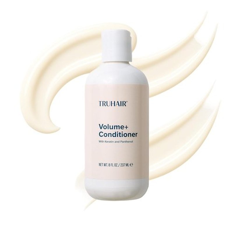 TRUHAIR Volume+ Conditioner - Lightweight Hydration & Shine with Keratin & Panthenol | 8 oz