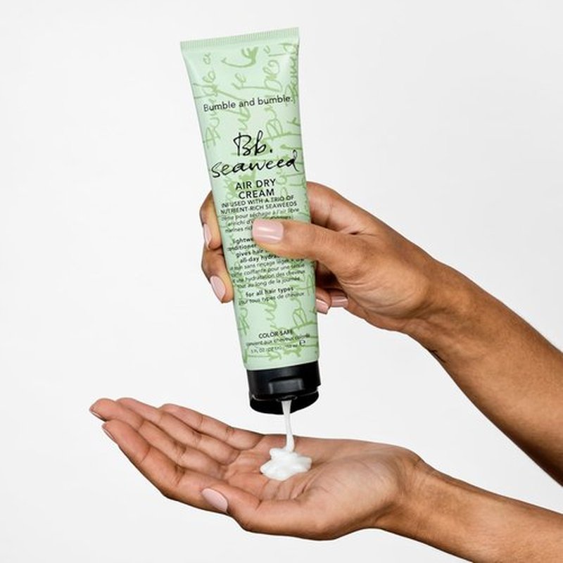 Bumble and bumble. Seaweed Nourishing Air Dry Hair Styling Cream | Leave-In Conditioner | Hydrating, Anti Frizz, Soft Hold, Color Safe | Curly, Wavy, Straight, 2 Fl Oz