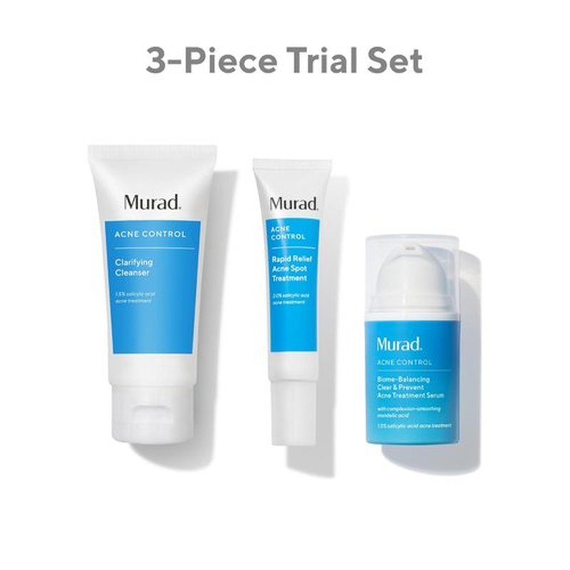 Regine Switzerland Acne Treatment Trial Kit - Salicylic & Mandelic Acid for Clear Skin - Travel Size for Acne-Prone Skin