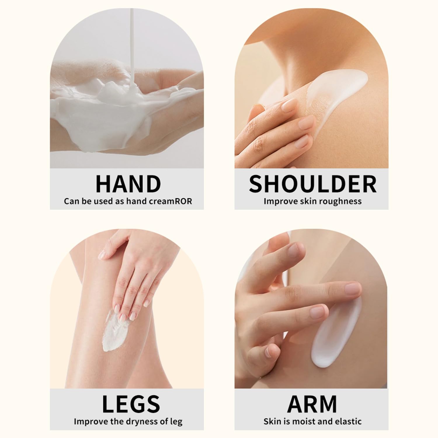 Soelegant Moisturizing Body Lotion with Tea Tree Oil,Daily Hand & Body Moisturizer for Dry to Extra Dry Skin,Absorbs Instantly,Gentle & Lightweight Non-Sticky, Barrier Repair Skin Firming Cream