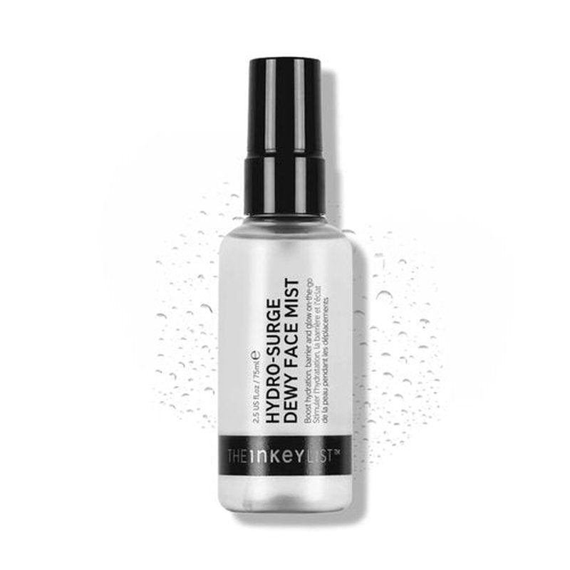 The INKEY List Hydro-Surge Dewy Face Mist - Hydration Boosting Spray | Fragrance-Free & Gentle for Sensitive Skin, 2.6 fl oz