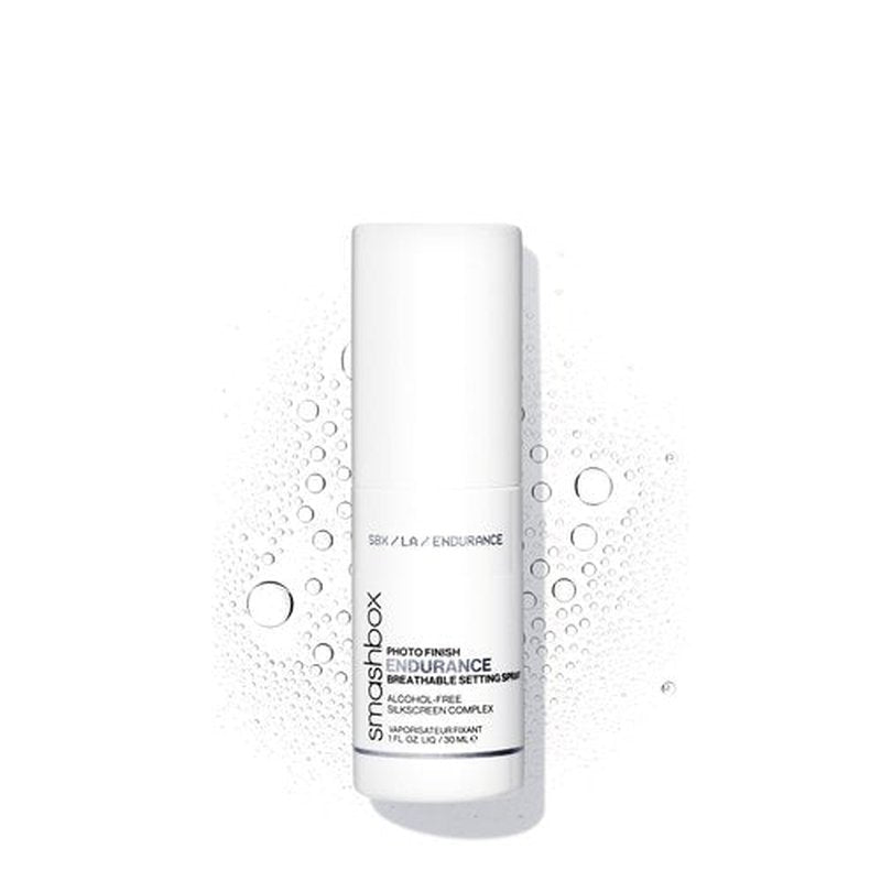 Smashbox Photo Finish Endurance Breathable Setting Spray | Lightweight, Long-Lasting, Hydrating Setting Spray | Locks in Makeup + Breathable Barrier That Strengthens Skin, 1 Fl Oz, Travel Size