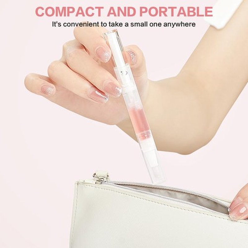 ptoso Radiant Nail Growth Oil, Nail Strengthener, Cuticle Oil for Nails, Moisturize Strengthen Nail Care Oil, Finger Edge Manicure Nourishing Pen, Anti-hangbnail removal, Nail Skin Edge Care (Lemon)