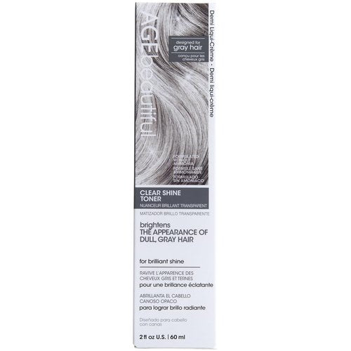 AGE Beautiful Demi Liqui-Creme 5-Minute Express Toner - Enhance Gray Hair, Ammonia Free, Nourishing Shine