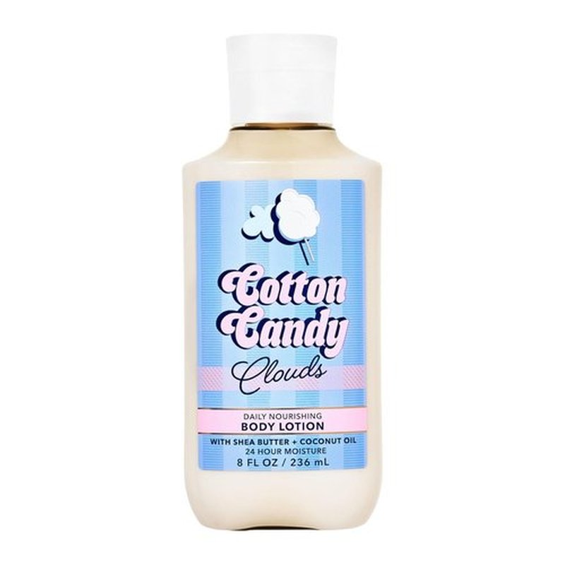 Bath and Body Works Super Smooth Body Lotion Sets Gift For Women 8 Oz (8 Fl Oz (Pack of 1), Cotton Candy)