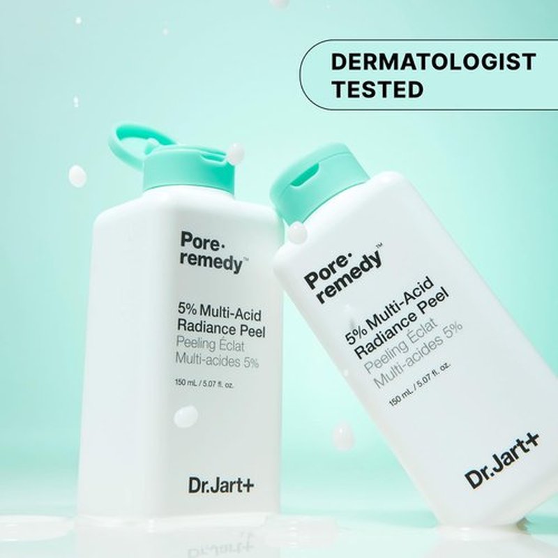 Dr.Jart+ Pore.Remedy 5% Multi-Acid Radiance Peel Korean Face Exfoliator For Face | Korean Skin Care, 5.07 Fl Oz