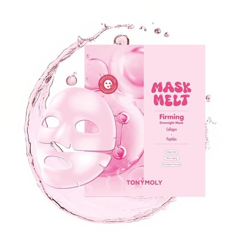 TONYMOLY Brightening Hydrogel Face Mask - Vitamin C & Rice Essence | 1 Sheet for Radiant Skin