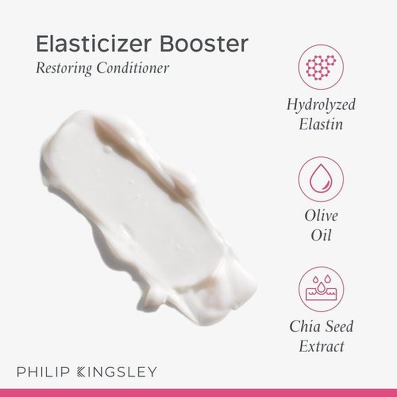 Philip Kingsley | Elasticized Booster Restoring Conditioner | Deep-Conditioning Treatment for All Hair Types | Reduces Breakage, Adds Shine & Bounce | 5.74oz