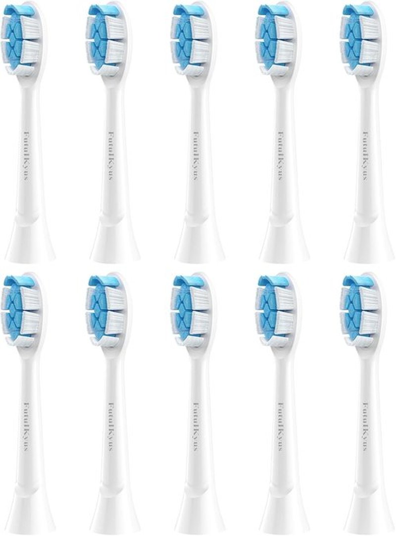 Philips Sonicare Toothbrush Replacement Heads - 10 Pack White for Diamondclean Electric Brush
