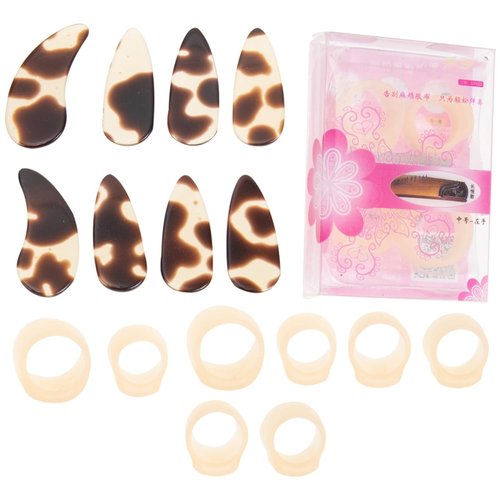 Guzheng Nail Protectors Silicone Finger Covers for Guzheng Practice and Learning Comfortable Durable Nail Guards for Players