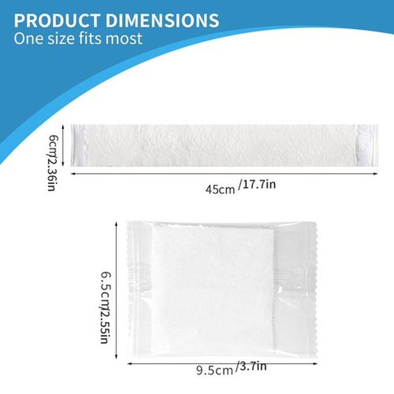 MoyRetty 100 Pack Disposable Headbands for Spa & Facials Professional Disposable Hair Bands, Facial Headbands Esthetician Supplies with Adjustable Magic Tape