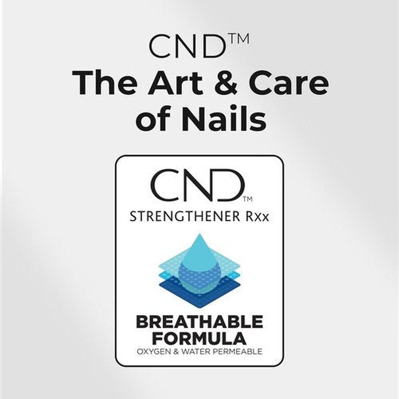 CND™ Nail Strengthener RXx - Tougher, Stronger Nails & Protection for Thin Nails | 0.5 Fl Oz