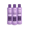 Plastica Dos Fios - Brazilian Keratin Hair Smoothing System | Anti-Residue Shampoo & Repair Mask Set (3x300 ML)