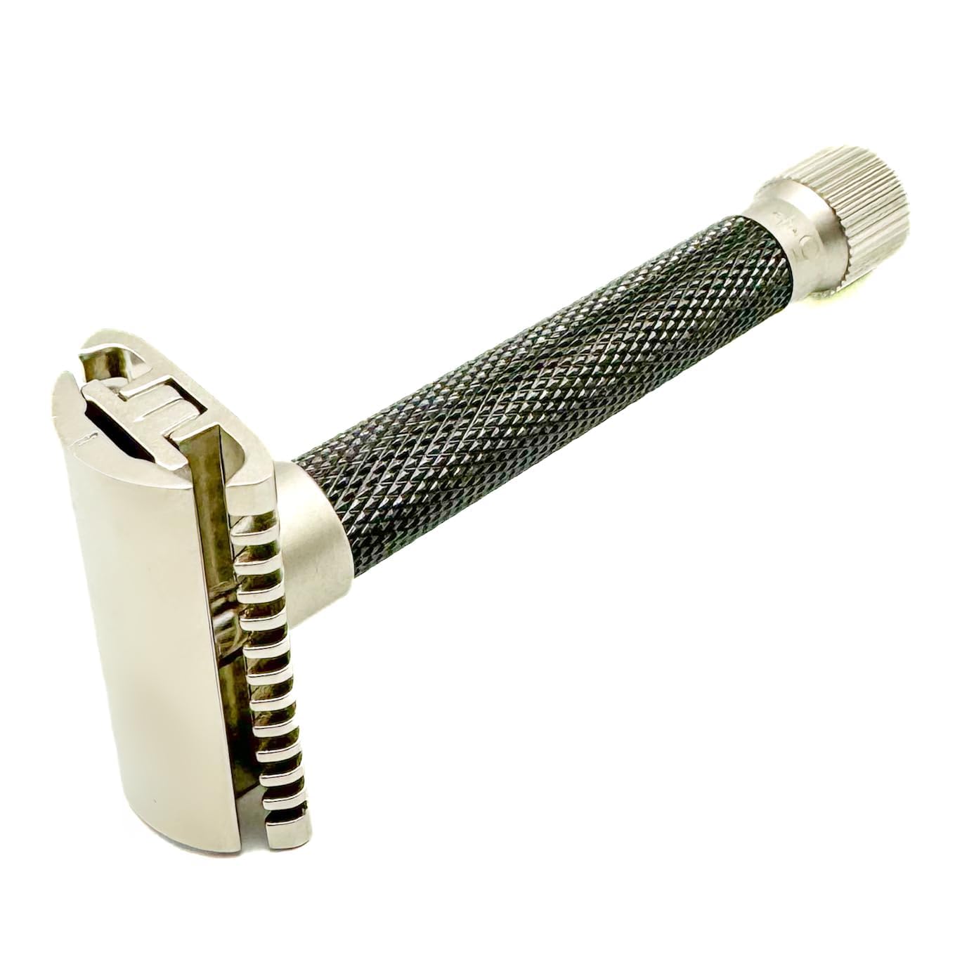 Parker THE VARIANT OPEN COMB - ADJUSTABLE Double Edge Safety Razor, Customize your Shave with a Turn of the Dial from Mild to Aggressive - 5 Blades Included