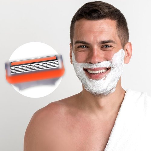 Gillette Fusion 5 Razor Blades - 24 Premium 5-Layer Stainless Steel Cartridges for Smooth Shaving