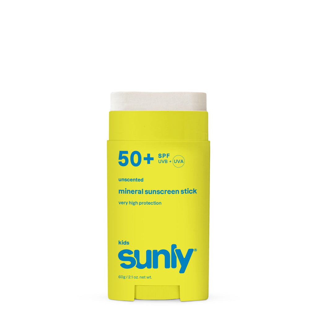 ATTITUDE Kids Mineral Sunscreen Stick SPF 50, Broad Spectrum Zinc Oxide, EWG Verified, Non-Nano, Mess-Free Stick for Face & Body, Lightweight Non-Greasy, Vegan, Unscented, 2 Oz