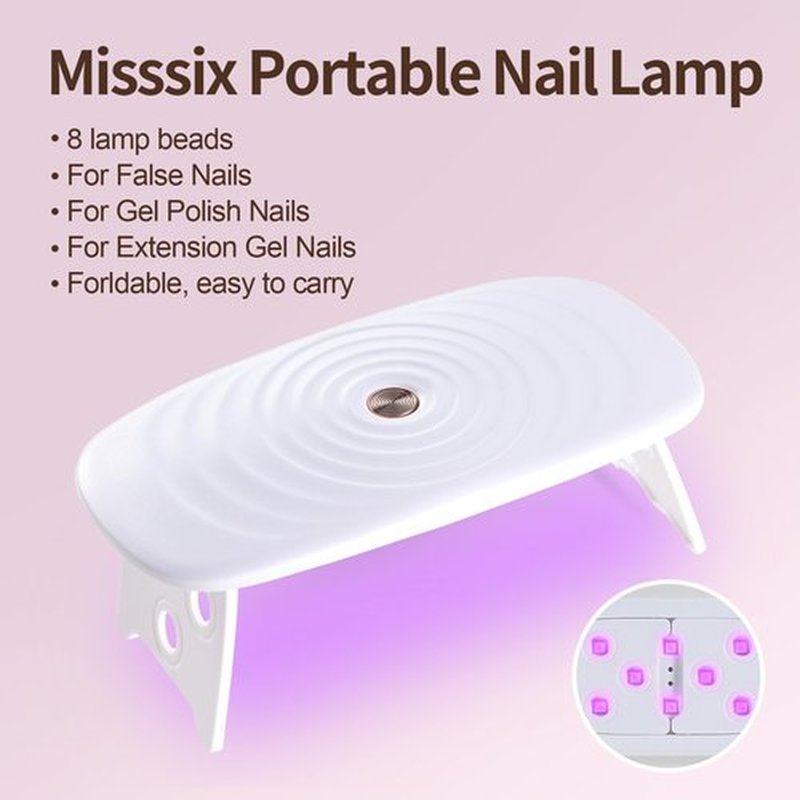 Misssix Short Almond Gel Nail Tips Kit, 360Pcs Pre Etched Clear gel x Fake Nails, Full Cover False Nail 9-in-1 Gel Glue and Portable Mini U V Nail Lamp for Women 12 Sizes