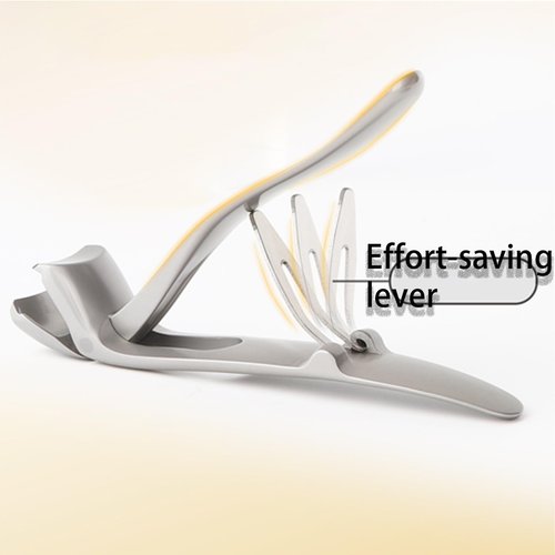 Nail Clipper for Seniors, Ergonomic Angled Head Senior Toenail Clipper, Large Angled Head Toenail Clippers with Wide Opening (Silver)