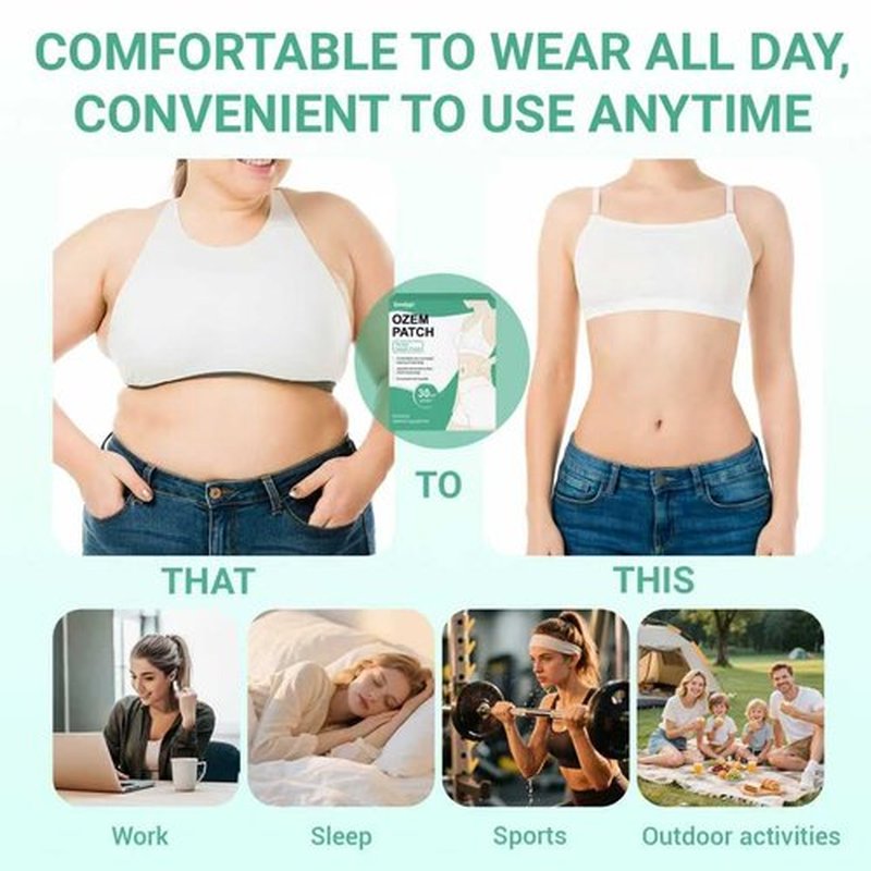 Enndppl Upgraded Herbal Wellness Patch. Made with natural herbal ingredients, gentle and non-irritating. Comfortable for all-day wear. Ozem Patch, 30 patches per pack.