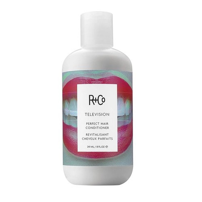 R+Co TELEVISION Perfect Hair Conditioner - Hydrating & Smoothing Formula for All Hair Types, Adds Shine & Softness