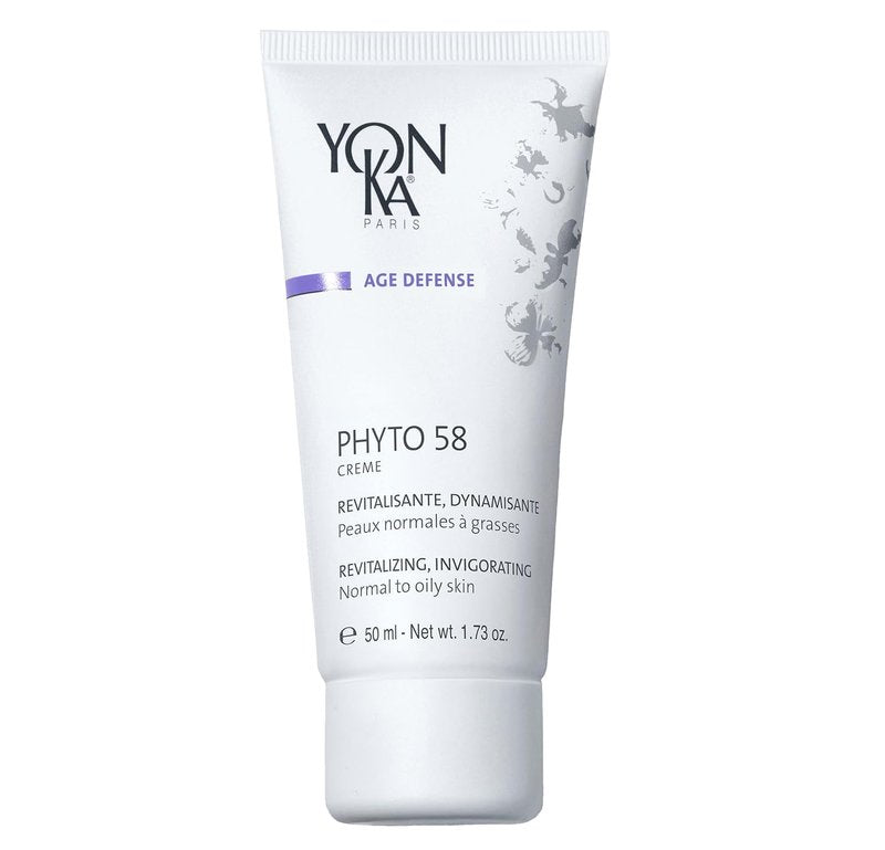 Yon-Ka Phyto 58 PNG Night Cream - Anti-Aging Vitamin E Face Moisturizer for Normal & Oily Skin | 1.73 oz