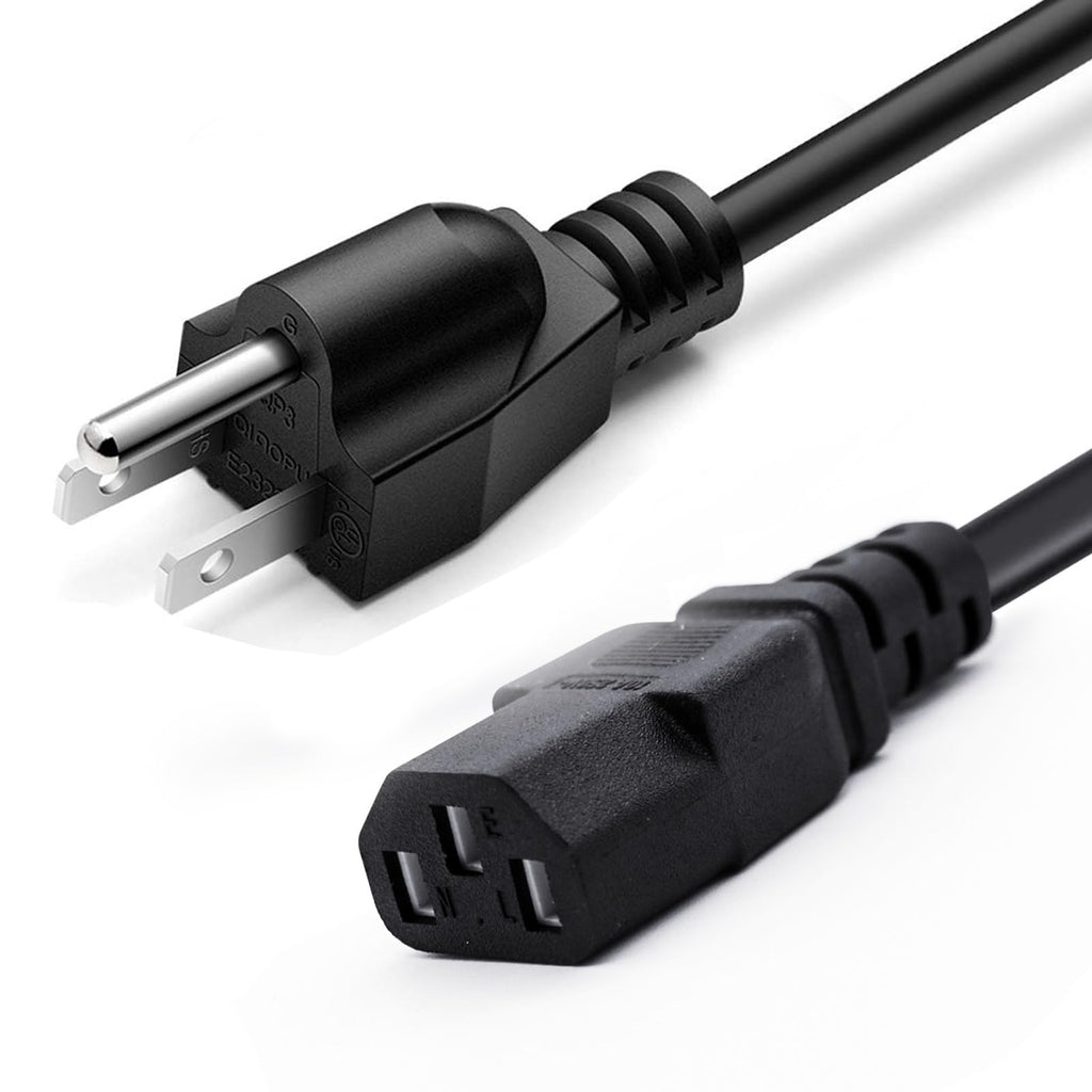 13.2FT Universal 3 Prong AC Power Cord Replacement for Goplus 2 in 1 Folding Treadmill, Horizon Fitness Treadmills Ellipticals, Superfit, BowFlex Treadmills, Sole & More Treadmills Charger Cable