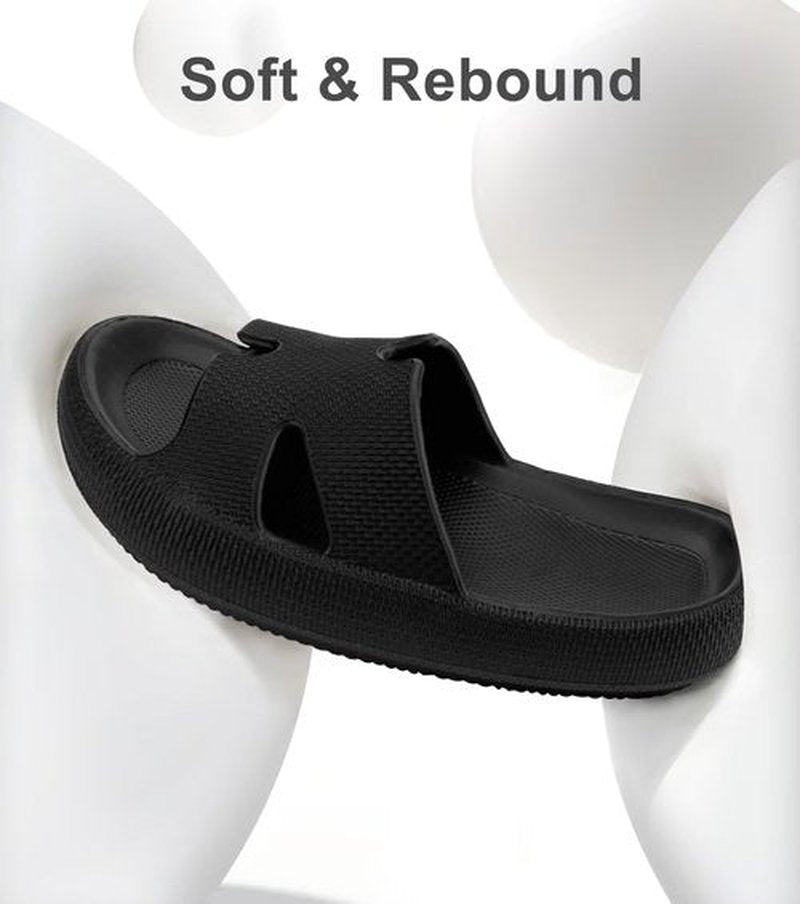 Haifago Cloud Slides for Women Cushion Recovery Pillow Sandals with Arch Support, Memory Foam House Shower Slippers for Woman, Non-Slip Comfort Quick Drying