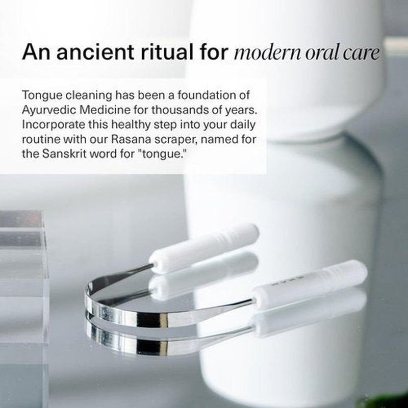 Boka Tongue Scraper - Stainless Steel Tongue Cleaner with Travel Case & Linen Pouch for Fresh Breath