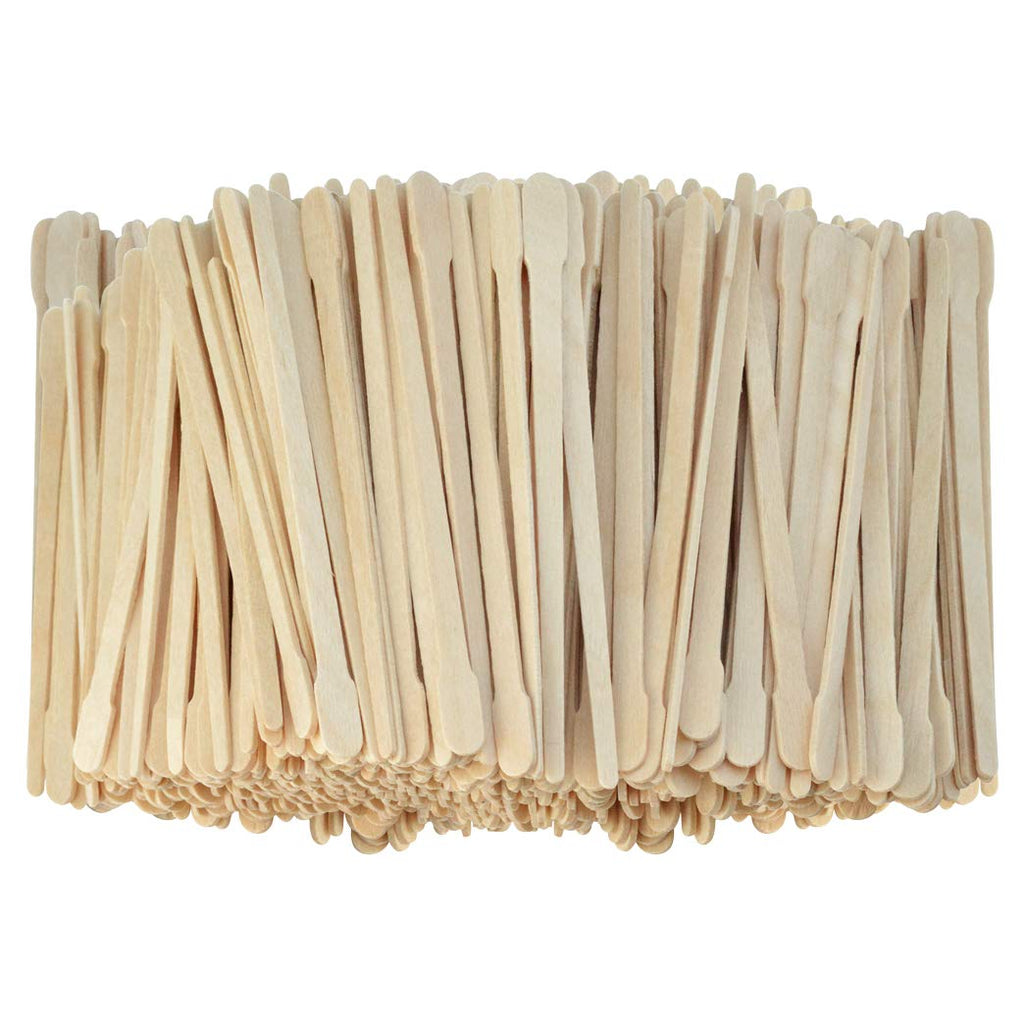1000pcs Wax Wood Sticks, Waxing Applicators for Hair, Body, Eyebrow and Nose Removal