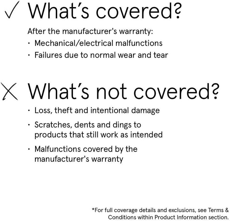 ASURION 2-Year Floorcare Protection Plan - Comprehensive Coverage for $90 to $99.99
