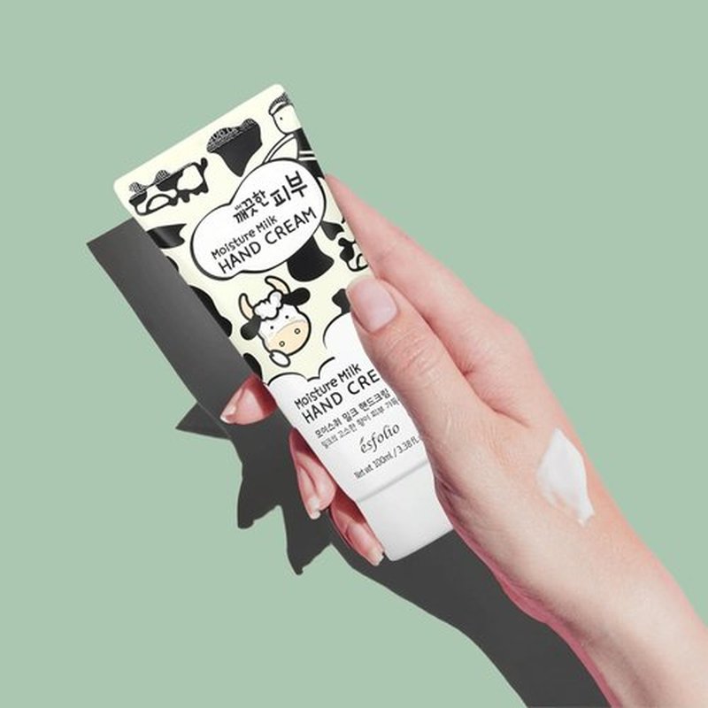 Esfolio Pure Skin Moisture Milk Hand Cream - Hydrating & Nourishing Formula for Soft, Smooth Hands (3.38 OZ)