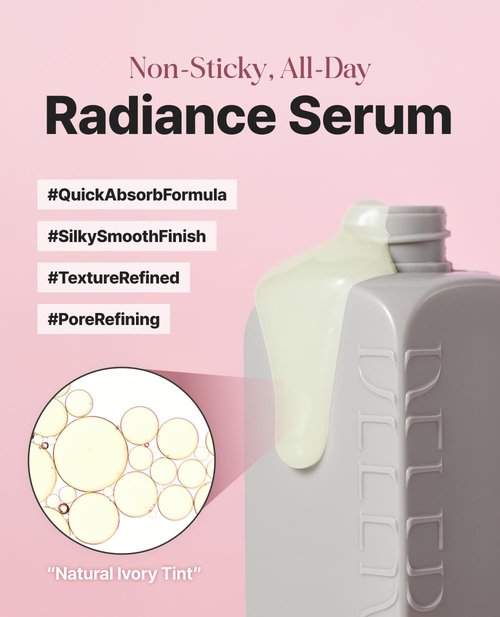 Delere Caviar Glow Smoothing Serum | Caviar Collagen with Niacinamide and Retinol for Face | Korean Serum for Glowing Skin and Radiant Glass Skin, 1.7oz