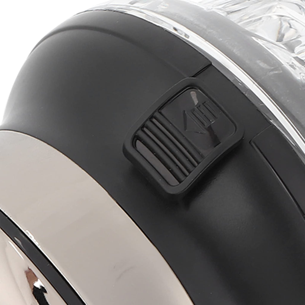 Rechargeable Steel Hair Clipper Electric Head Shaver with 360° Steel Blades, 800mAh Lithium Battery, 60min Runtime and ABS Body for Home Haircuts