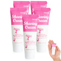 fafortune Womens Shaving Cream Bulk Travel,1fl oz/30ml Shave Gel for Women,Care Dry Skin Womens Shave Gel for Travel Guests(Jasmine,Pack of 5)