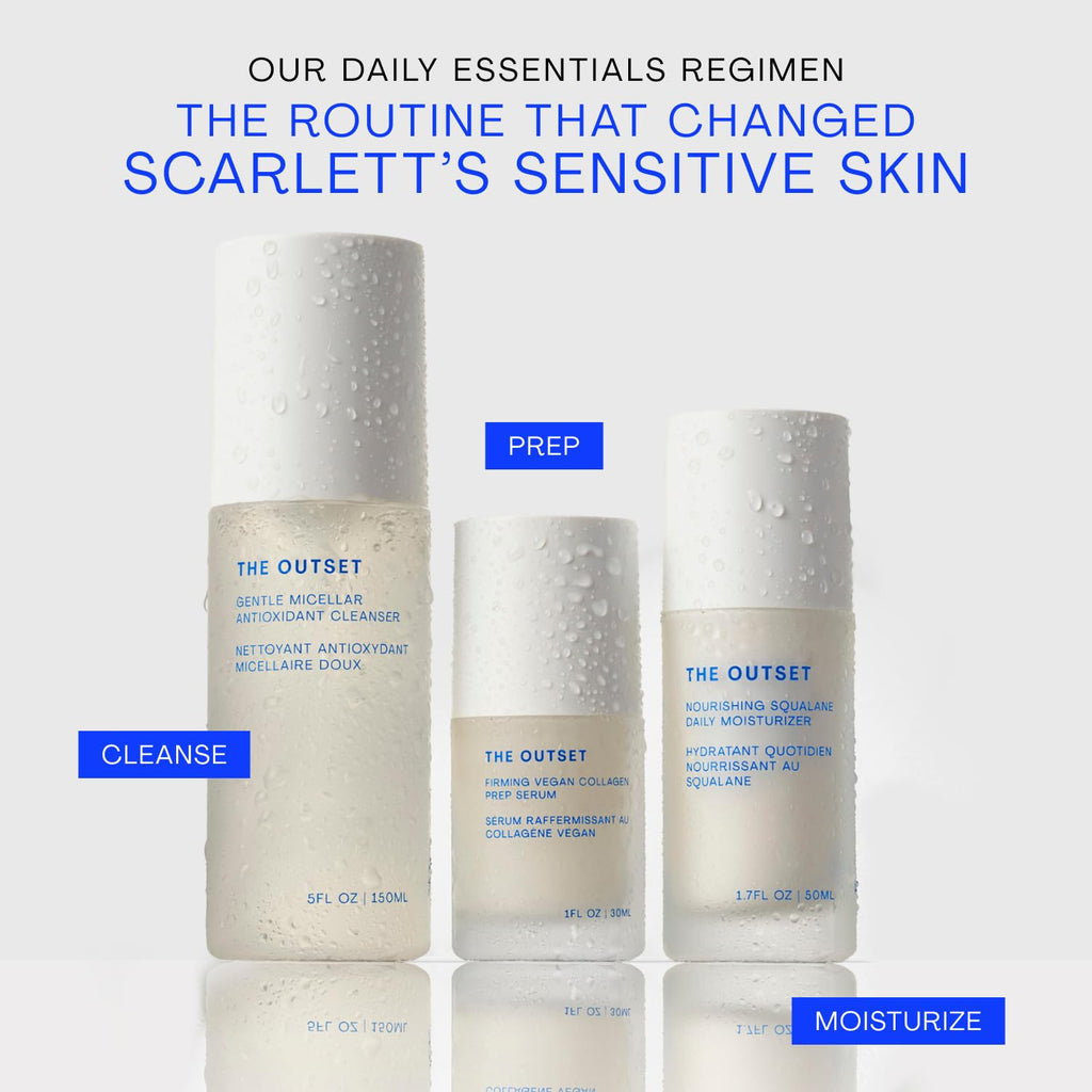 The Outset Micellar Gel Face Cleanser, Gentle Face Wash & Makeup Remover