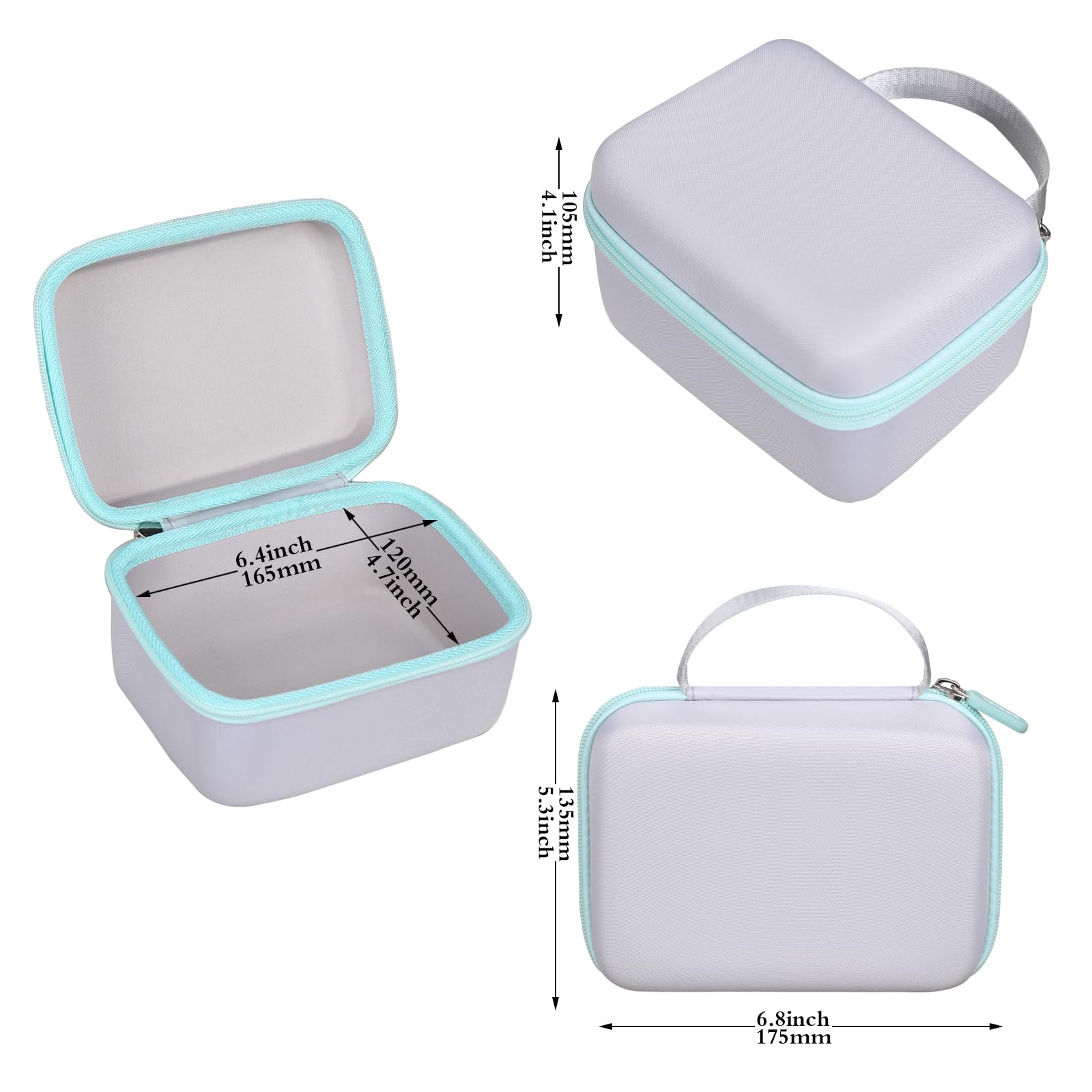 Aproca Case Compatible with BEAUTURAL Mini Travel Steam Iron, Portable Storage Bag for Accessories (Case Only)