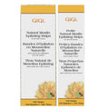GiGi Natural Muslin Epilating Strips - Soft Wax Hair Removal Waxing Strips for Face & Body, Available in Regular & Petite Sizes, 2 Pack