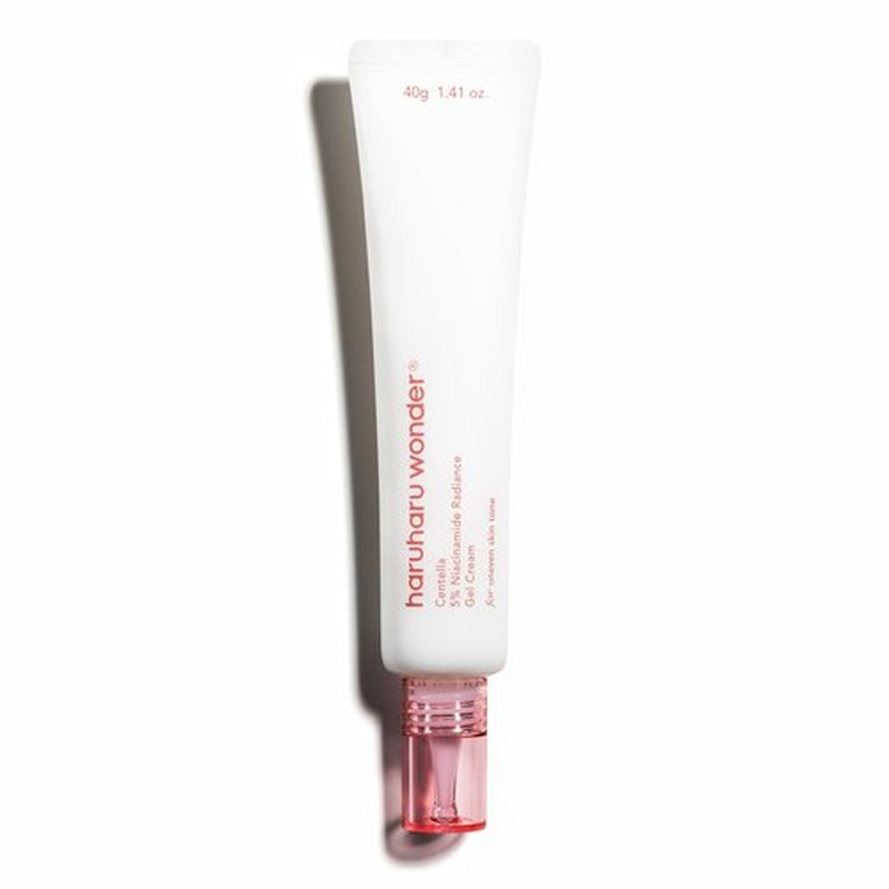 HARUHARU wonder Centella 5% Niacinamide Radiance Gel Cream, Reduces Fine Lines, Improves Skin Tone, Pore Minimizer, Hydrating & Soothing, For All Skin Types, 1.41 fl oz