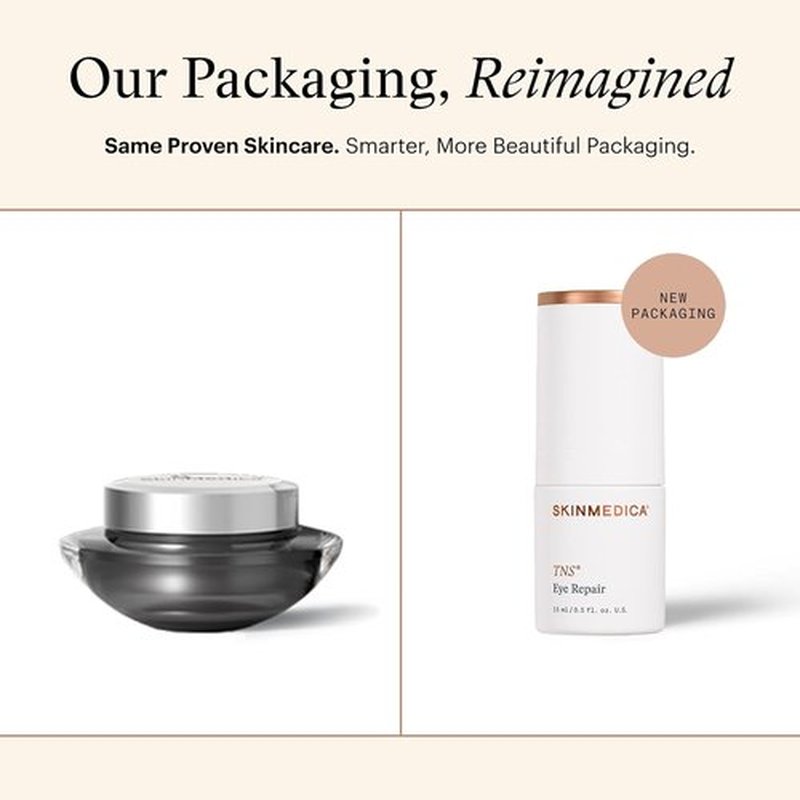 SkinMedica TNS Eye Repair Cream - Reduces Fine Lines, Wrinkles & Dark Circles | 0.5 Oz