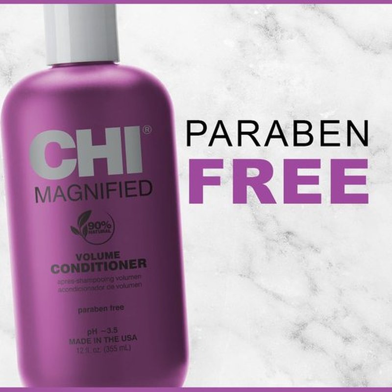 CHI Magnified Volume Conditioner - Boosts Volume, Strengthens & Hydrates Hair | Sulfate-Free, 12 Oz