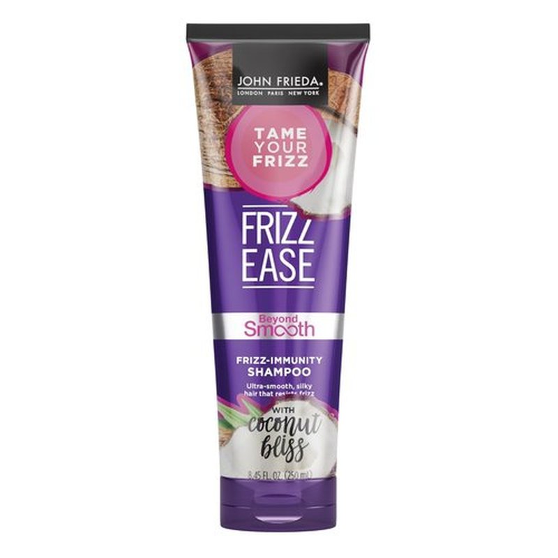 John Frieda Frizz-Immunity Shampoo - Anti-Frizz & Humidity Control with Pure Coconut Oil | 8.45 Ounces