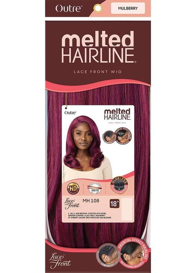 Outre Lace Front Wig - Melted Hairline - MH 108 (JET BLACK 1)