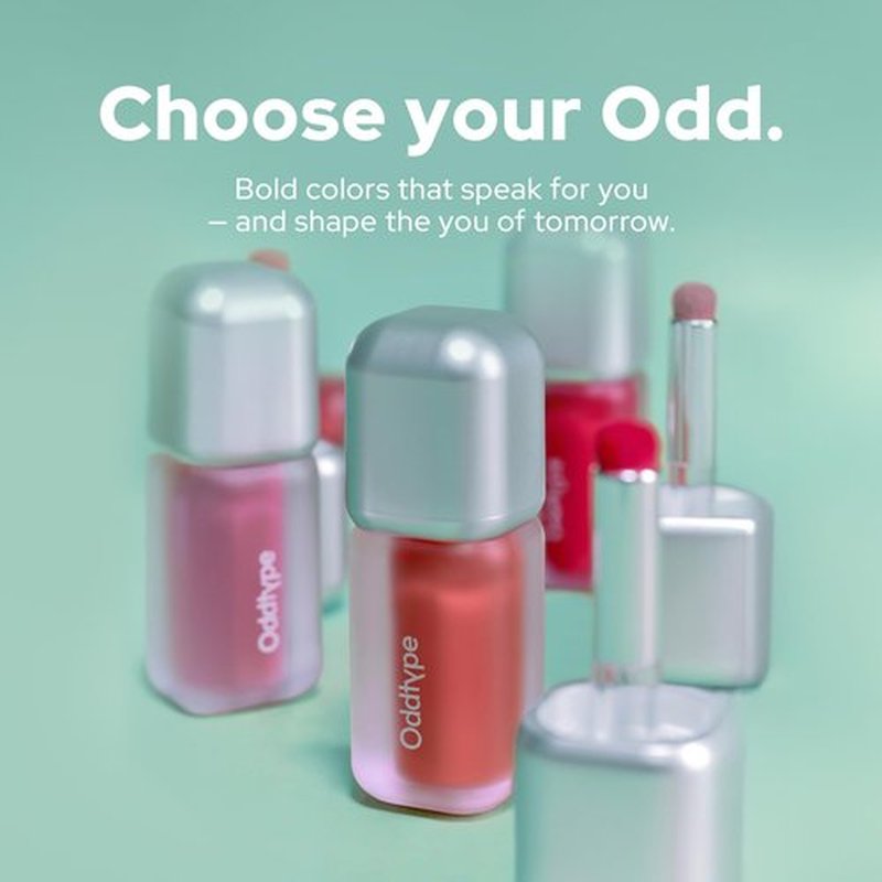 Oddtype Unseen Blur Soft-matte Lip Tint – Long-Lasting Stain, Blendable (158 Joy, 3.2g / 0.11 oz)