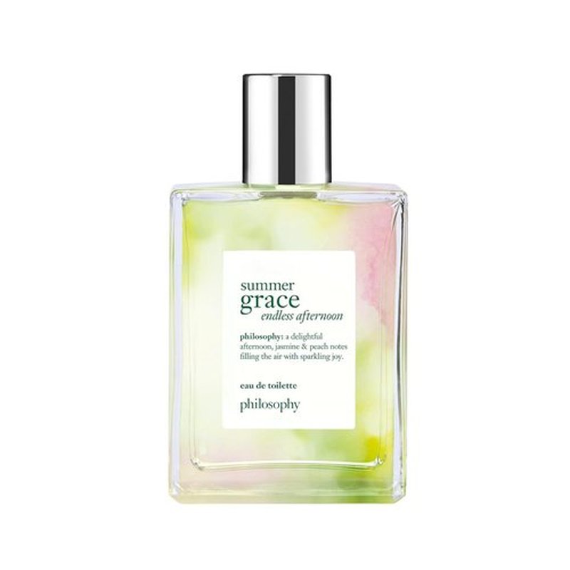 Philosophy Summer Grace Endless Afternoon Eau de Toilette - Floral Women's Perfume with Peach, Jasmine & Sandalwood Notes - Long-Lasting Fragrance