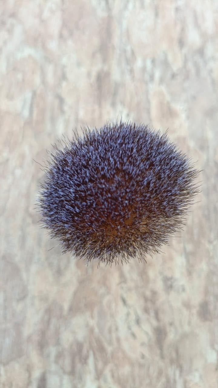 Shaving Brush with Synthetic Bristles & Acrylic Handle, CARBON Silvertip Badger Shaving Brush