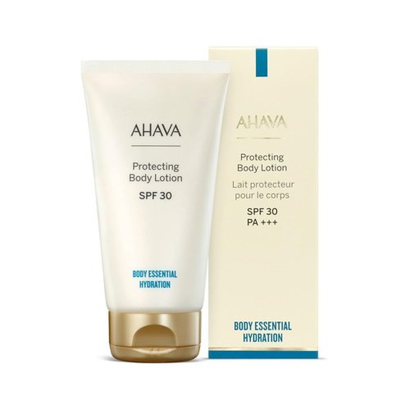 AHAVA Protecting Body Lotion SPF 30 - Lightweight, Broad Spectrum UV Protection & Anti-Aging Formula | 5.1 Fl. Oz