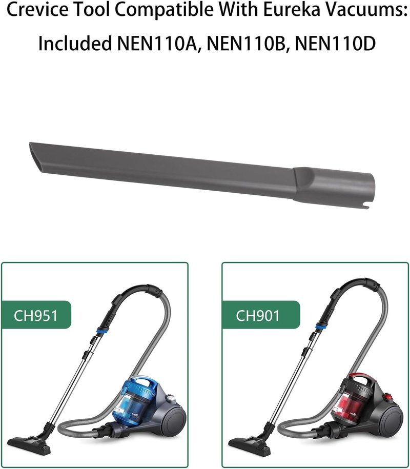 Eureka Replacement Crevice Tool - Fits WhirlWind Bagless Canister Vacuums NEN110A/NEN110B/NEN110D