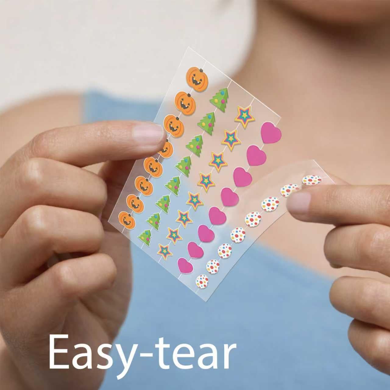 Anchiray Festival Theme Acne Patches, Acne Treatment for Face, Hydrocolloid Pimple Patches for Big Holidays, Easter, Halloween, Thanksgiving, Christmas, Heart and Star, All Skin Types, 80 Counts