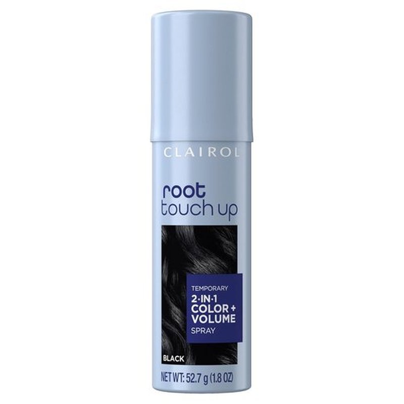 Clairol Root Touch-Up Color - 2-in-1 Temporary Hair Coloring Spray for Black Hair | Pack of 1