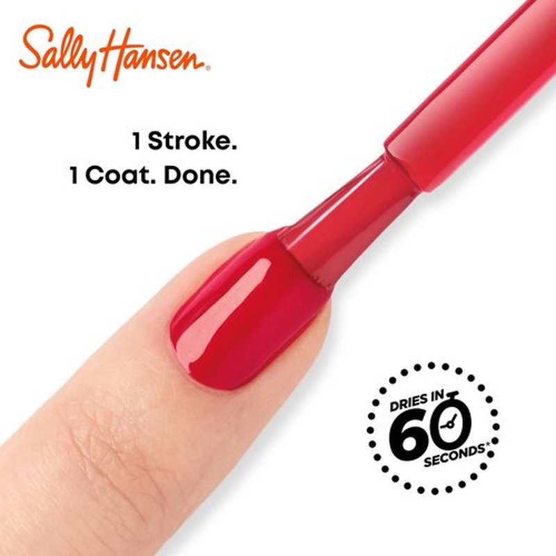 Sally Hansen Insta-Dri Nail Polish - City Chic Collection - Hurry Plum - 0.31 fl oz (Pack of 2)